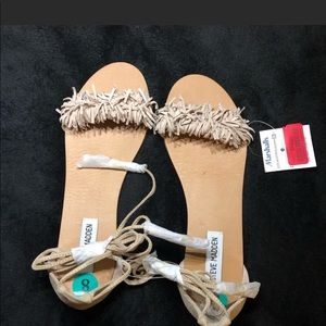New Steve Madden tassel sandals